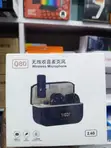 Q80 Dual Wireless Lavalier Microphone na Kipunguza Kelele - 1