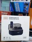Q80 Dual Wireless Lavalier Microphone na Kipunguza Kelele - 3