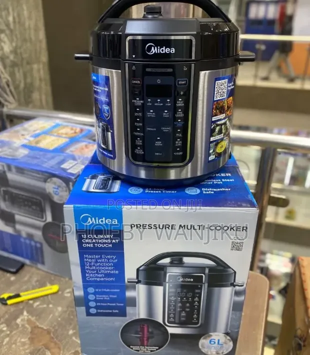 Midea 6L Pressure Cooker ya Umeme - 1