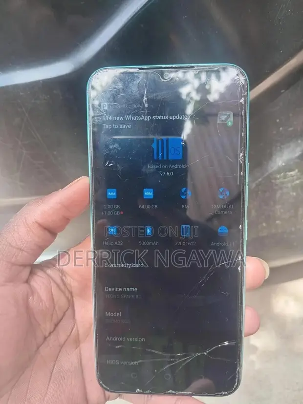 Tecno Spark 8C 64GB Bluu - 1