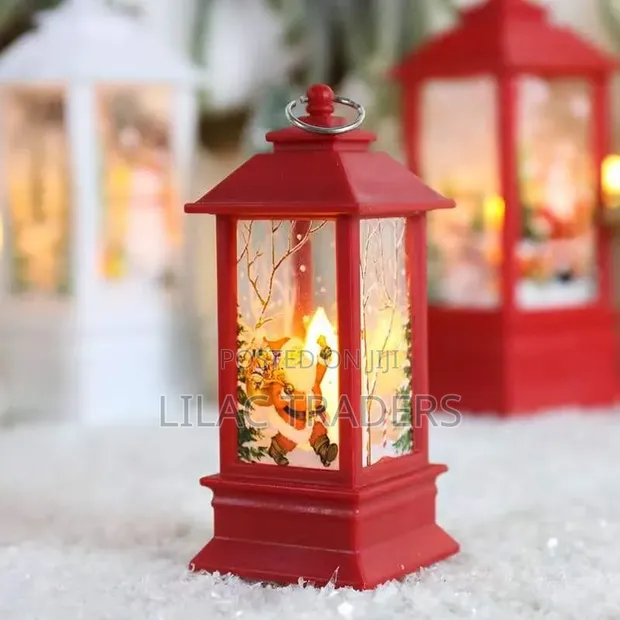 Festive LED Christmas Lantern - Indoor Decoration - 1