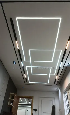 Ufungaji wa Gypsum Ceilings na Taa za LED