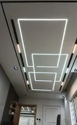 Gypsum Ceiling Installation with LED Lights - 1