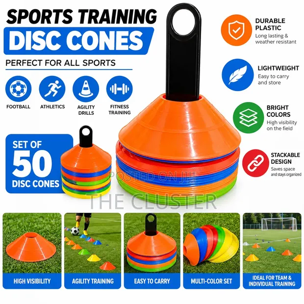 50pc Training Cones Set - 1
