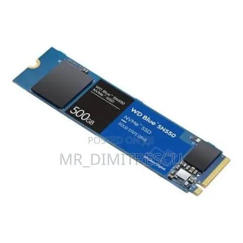 WD Blue SN550 500GB M.2 NVMe SSD PCIe Gen 3 - 1