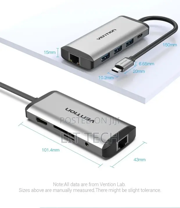 Vention THAHB 9-in-1 USB-C Docking Station 87W - 1