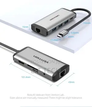 Vention THAHB 9-in-1 USB-C Docking Station 87W
