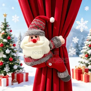 Vifaa vya Pazia vya Krismasi - Santa & Snowman Buckles