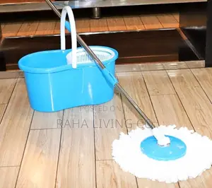 Spin Mop na Bucket Set | Mzunguko wa 360 | Vichwa 2 vya Mop