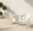 Seti ya Jedwali na Viti vya Rattan vya Nje - 1