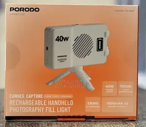 Porodo Lifestyle Cannes Rechargeable Handheld Photography Light