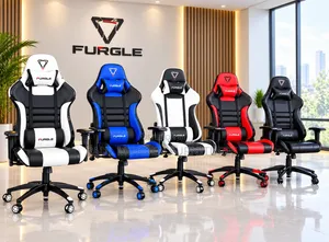 Furgle Racing Gaming Chair - Multicolored, Brand New
