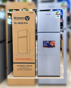 Volsmart 210L Mlango Mbili Friji Nyeupe VL-BCD210