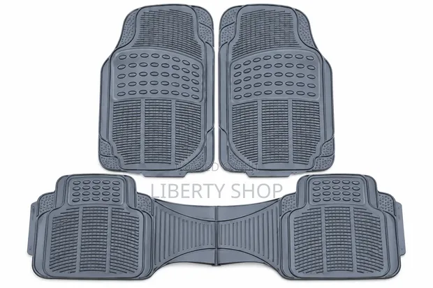 Universal Conjoined Car Floor Mats - Full Set for 7-Seater Vehicles - 1