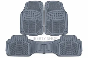 Universal Conjoined Car Floor Mats - Set Kamili kwa Magari ya Viti 7