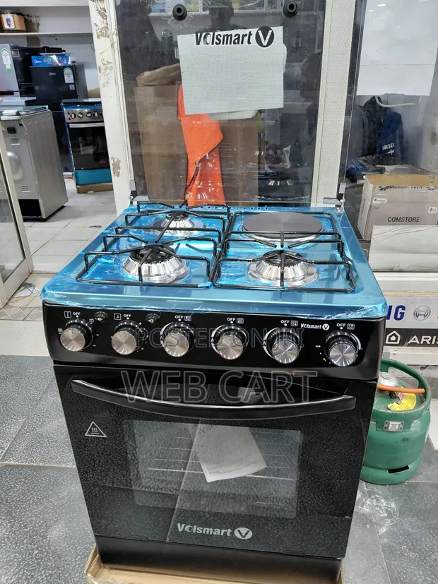 Volsmart 60x60 3+1 Standing Gas Cooker - 1