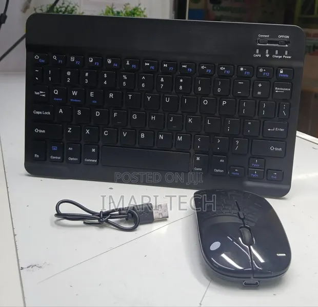 Kifaa cha Bluetooth cha Kinanda na Panya Kinachochajiwa - 1