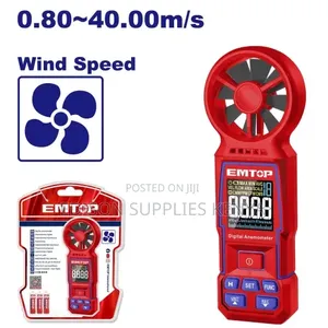 EMTOP Digital Anemometer Wind Speed Meter