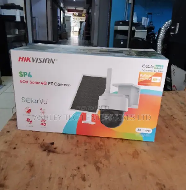 Premium Hikvision Solar 4G LTE Security Camera - 1