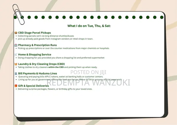 Ree Errands: Huduma za Kuagiza Nairobi - 1