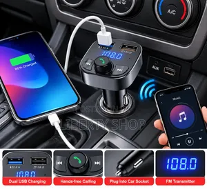 X8 Car Bluetooth FM Modulator - Wireless Music, Hands-Free