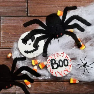 Buibui Bandia Mwenye Manyoya 30cm kwa Halloween