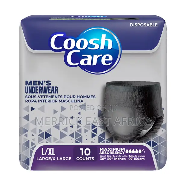 Adult Diaper - Black Underwear Type - 1