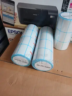 Premium 50x25mm Direct Thermal Sticker Rolls