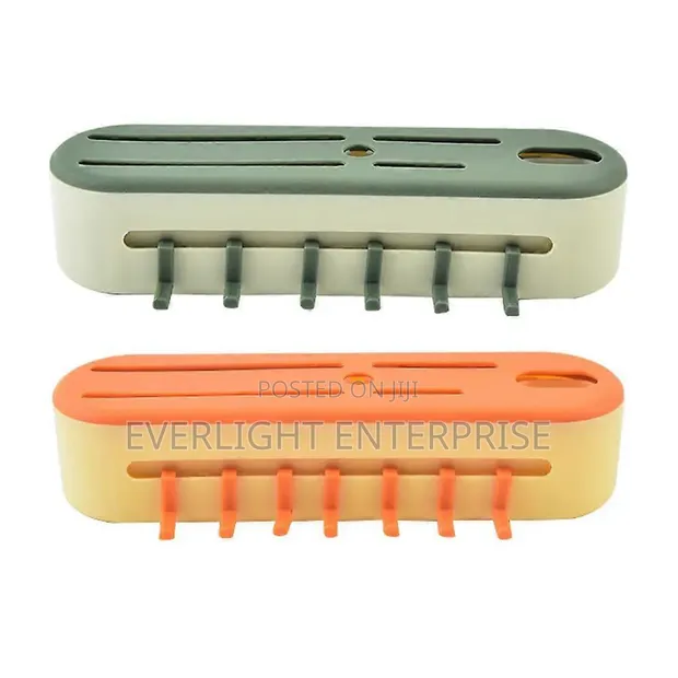Restocked 6-Slot Knife Organizer with 6 Extra Hooks - 1