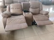 Premium Fabric Two-Seater Recliner Sofa with Cup Holders - 3