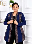 Kimono Bure Size Rangi ya Bluu - 1
