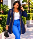 Kimono Bure Size Rangi ya Bluu - 2