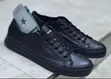 Viatu vya Converse Nyeusi vya Ngozi - 1