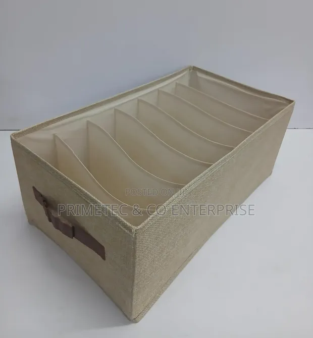 Multipurpose Folding Non-Woven Fabric Storage Box Organizer - 1
