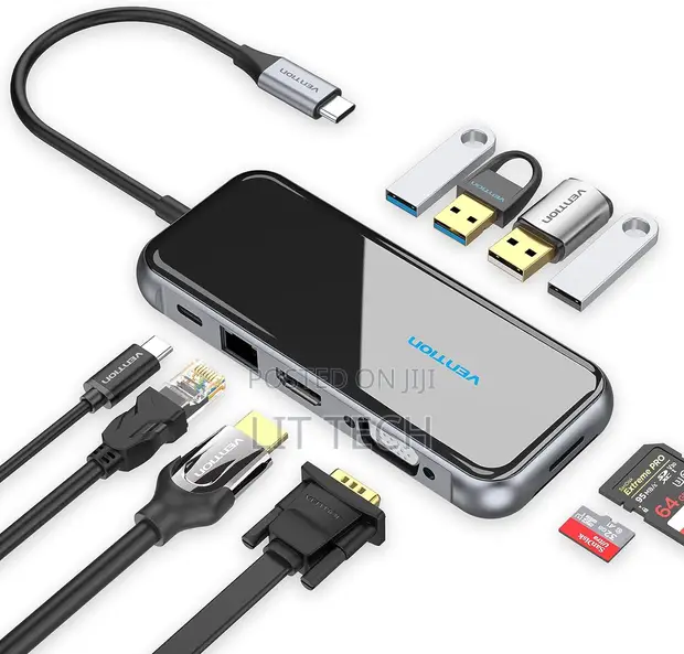 Vention 10-in-1 USB-C Docking Station - 1