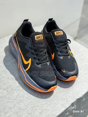 Nike Air Zoom Gym Sneakers - Black/Orange