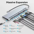 THTHC Vention 11-in-1 USB-C Docking Station - 1
