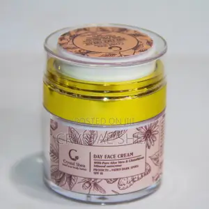 Crystal Facial Day Cream - Siagi ya Shea ya Kikaboni
