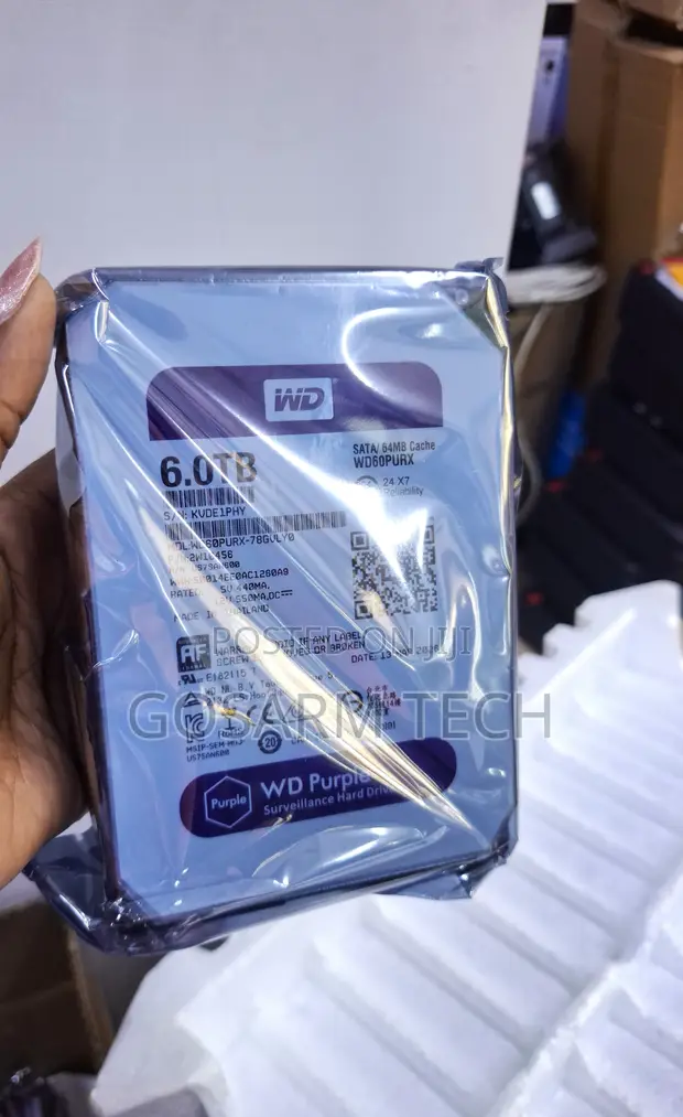 Western Digital 6TB Hard Drive - Inchi 3.5 - 1