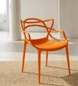 Durable Waterproof Bistro Plastic Chair - 2