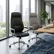 Executive Leather Swivel Office Chair - 1