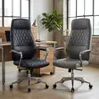 Executive Leather Swivel Office Chair - 5