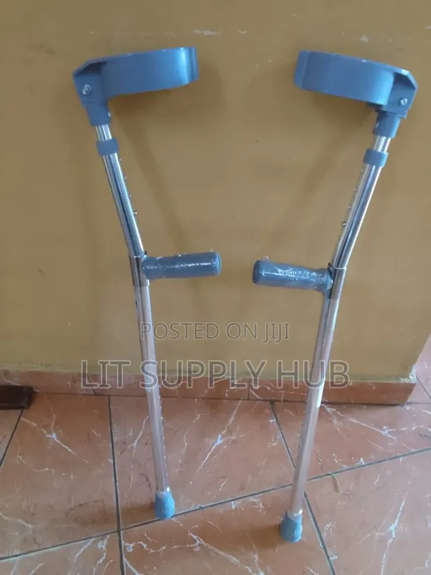 Adjustable Elbow Walking Crutches (Pair) - 1