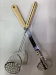 Masher with Long Wooden Handle - 1