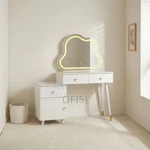 Modern Vanity Table with Mirror