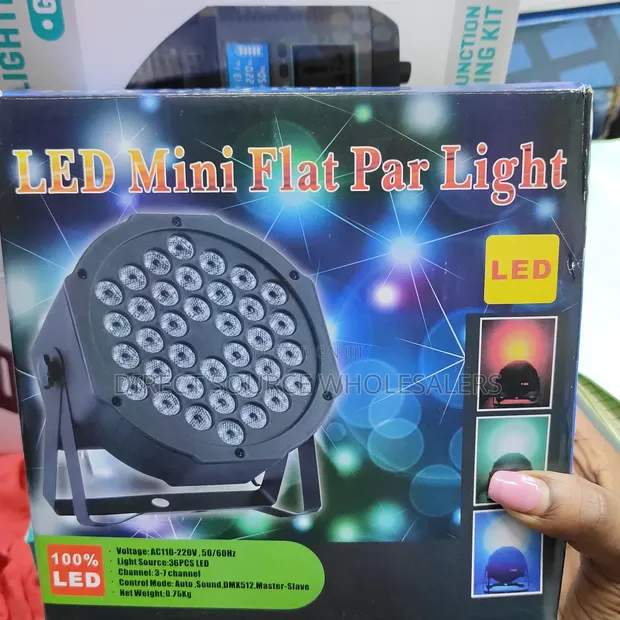 Par Can Mwanga wa Rangi Nyingi wa RGB LED kwa Sherehe - 1