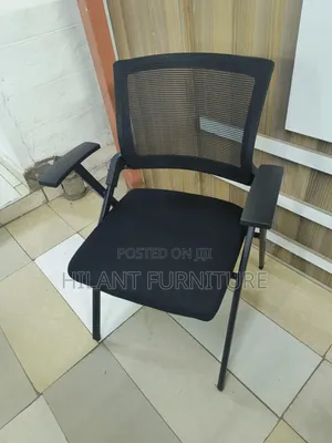 Boss Office Products Kiti Nyeusi cha Kukunja cha Mesh