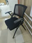 Boss Office Products Kiti Nyeusi cha Kukunja cha Mesh - 2