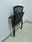 Boss Office Products Kiti Nyeusi cha Kukunja cha Mesh - 5