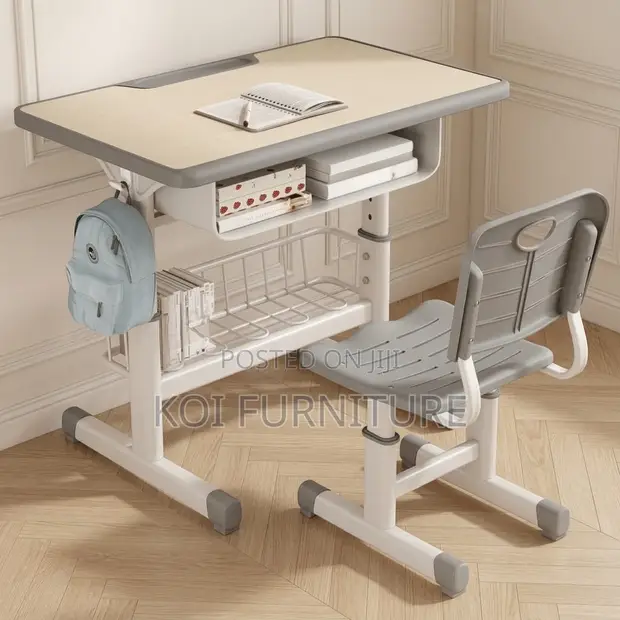 Seti ya Kiti cha Dawati la Ergonomic kwa Darasani - Mpya Kabisa - 1